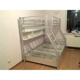 Двухъярусная кровать "Гранада-1 ПЯ" серый