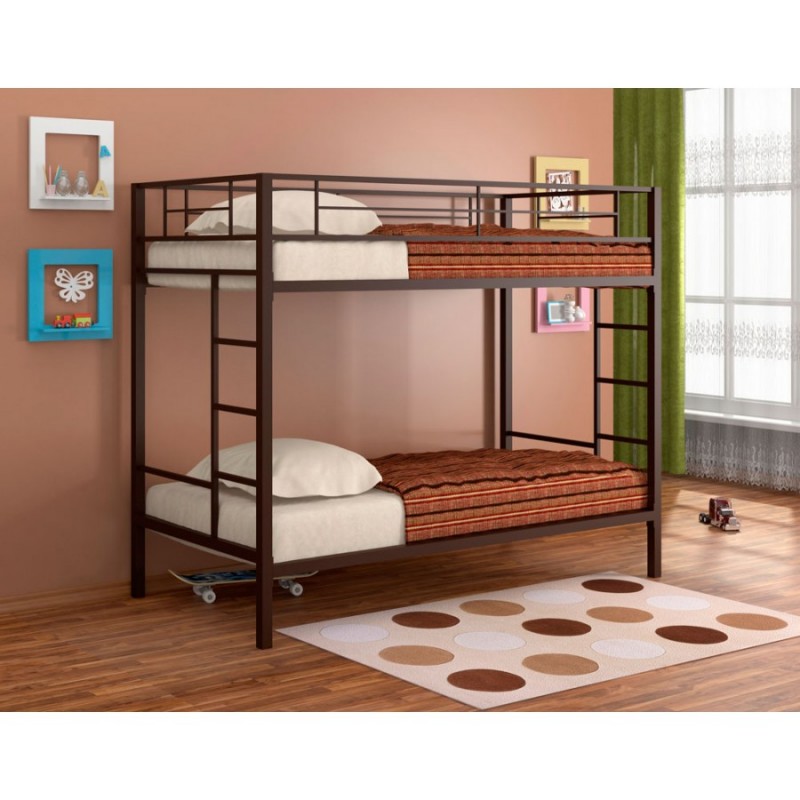 Двухъярусная кровать "Севилья" коричневый