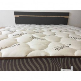 Кровать с тумбами "Анталия", Сонома –  Графит Софт