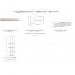 Модульная гостиная "Токио" Композиция №1