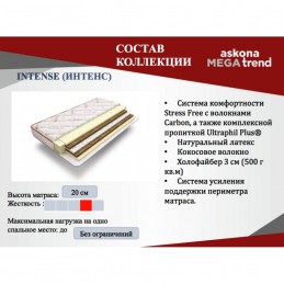 Матрас "Аскона Intense" megatrend