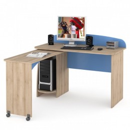 Компьютерный стол 431Р "Ника" Капри синий