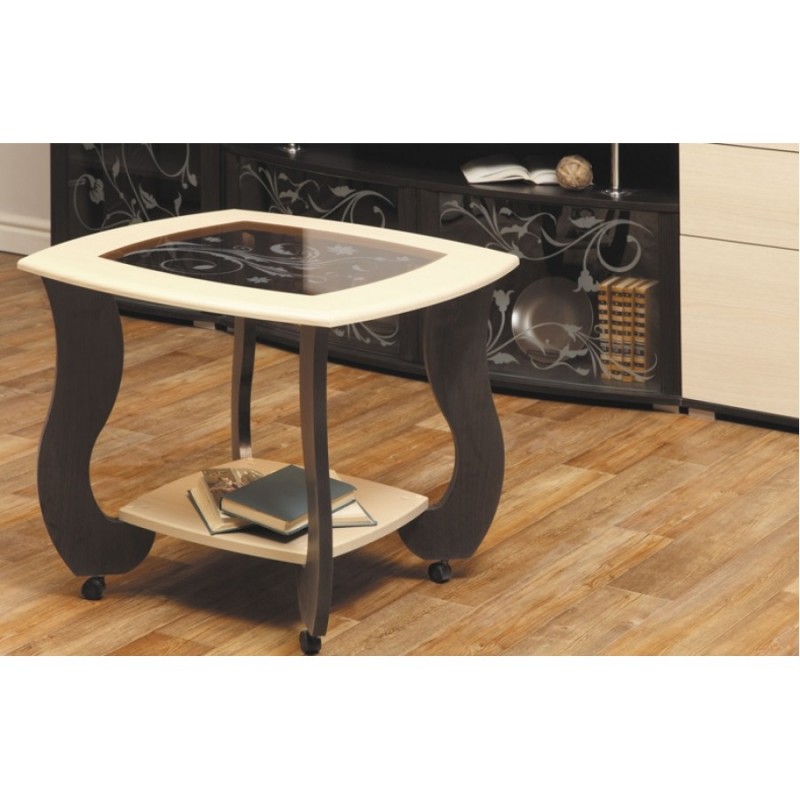 Журнальный стол "Сатурн М-01 с рисунком №2"