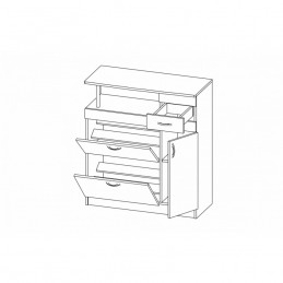 Тумба для обуви "Фиеста-4 О-О"-2