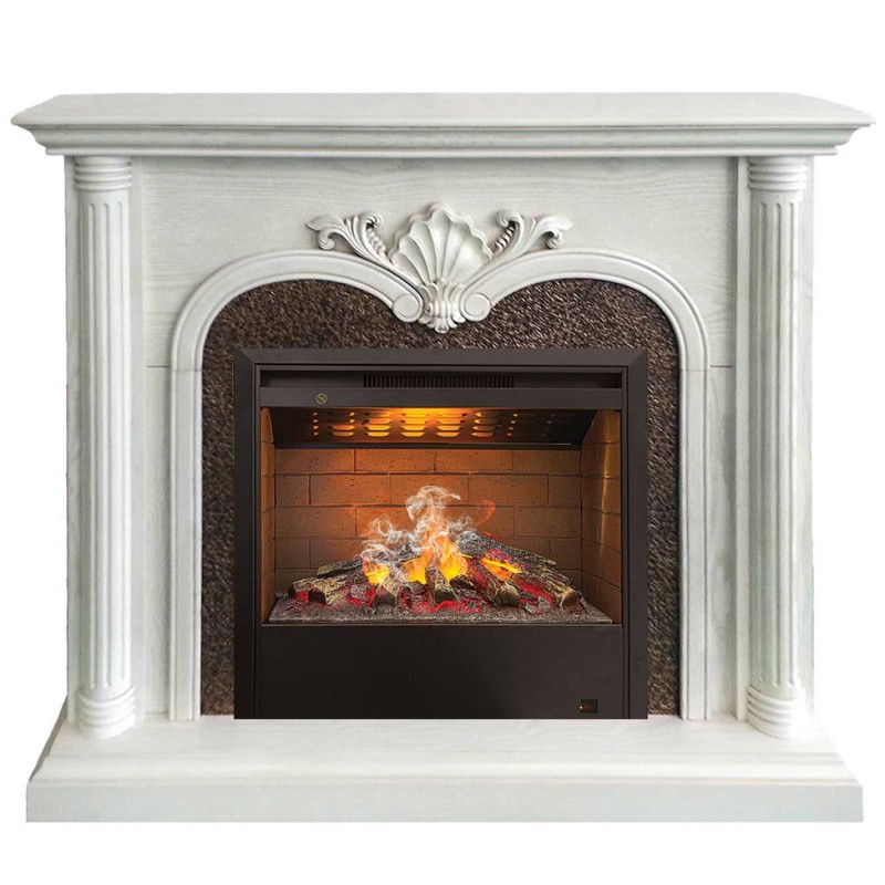 3D электрокамин April WT с Helios 3D