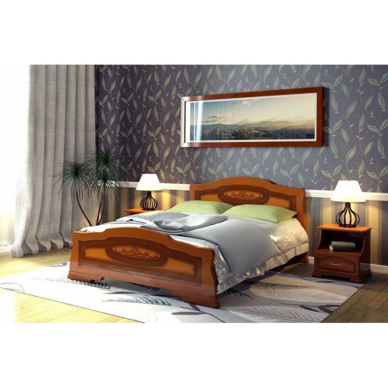Кровать "Болеро", Ольха 0,9 м