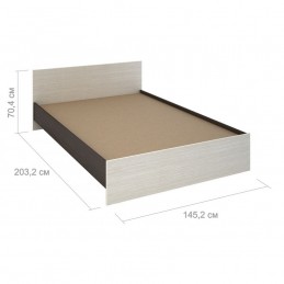 Кровать "Бася 557 СТ", 140 см, без матраса
