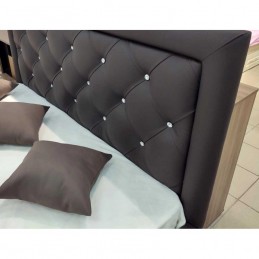 Кровать "Версаль БТ" с настилами ДСП Шоколад