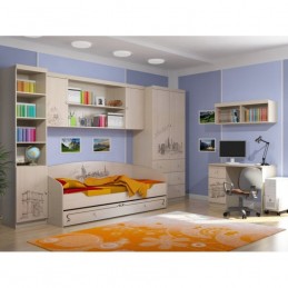 Модульная система детской "Мийа 3А" без фотопечати Композиция №1