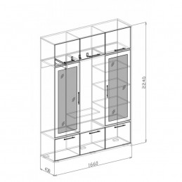 Прихожая купе "Ника-2"