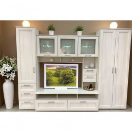 Стенка гостиная "Корвет ЛЮКС" бодега