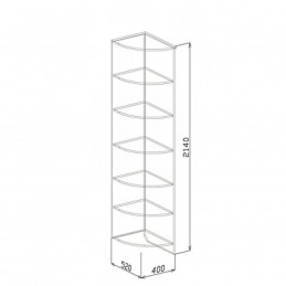 Угол завершающий №8 "Акварель"