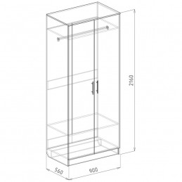 Шкаф №2 "Светлана"