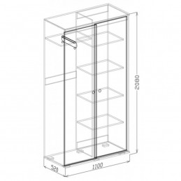 Шкаф-купе №17 "Евро"