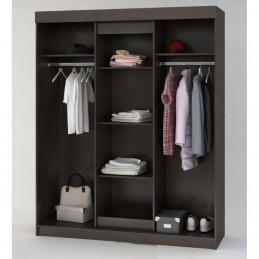 Шкаф-купе "Фея" Шимо светлый/тёмный