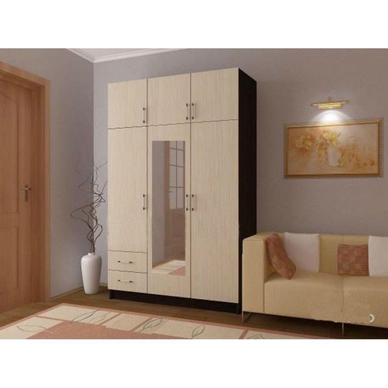 Шкаф "3-х створчатый с перегородкой"