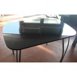 Стол обеденный "Агат" 120 см со стеклом