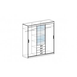 Шкаф-купе Лидер 3 М