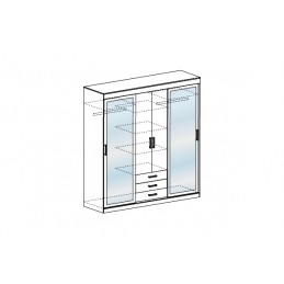 Шкаф-купе Лидер 2 М