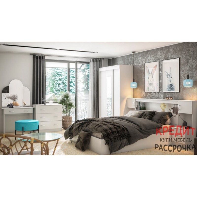 Спальня белая "Бася"