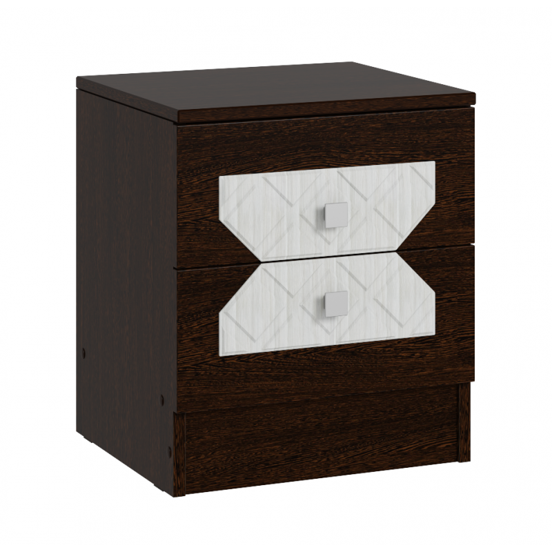 Тумба прикроватная Николь венге/лиственница светлая