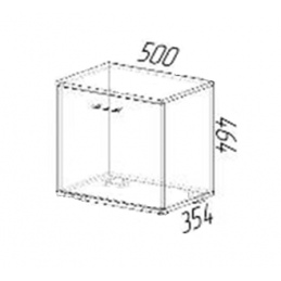 Тумба малая Ника (ТМ500) Венге/лоредо