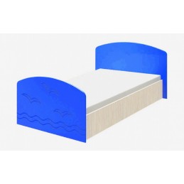 Юниор-2 Кровать (Синий...