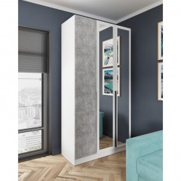 Распашной шкаф с зеркалом...