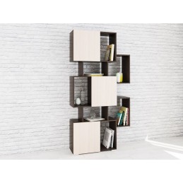 Стеллаж Ромео-9, венге/дуб...