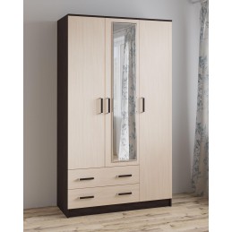 Шкаф с зеркалом Лагуна 120...