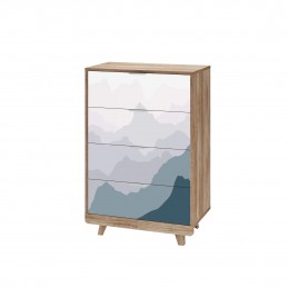 Комод Мегаполис КМ-02 дуб...