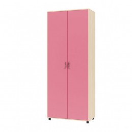 Шкаф для одежды "Дельта-2" дуб/розовый