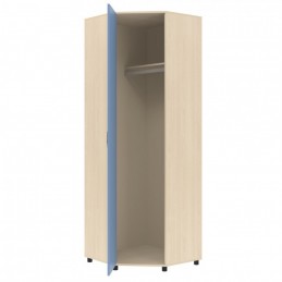 Шкаф для одежды угловой "Дельта-1" дуб/голубой