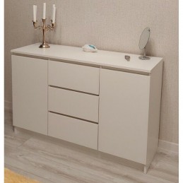 Комод "Мори" МК 1200.3/2 Белый