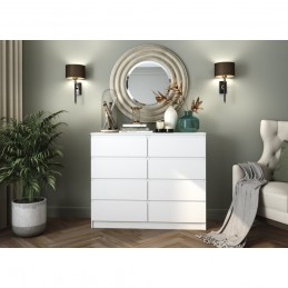 Комод "Мори" МК 1200.8/2 Белый