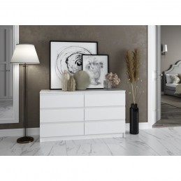 Комод "Мори" МК 1380.6/2 Белый