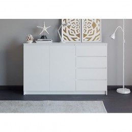Комод "Мори" МК 1600.1/2 Белый