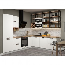 Кухня "Ройс" Белый софт №27