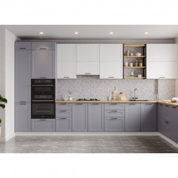 Кухня "Квадро" Серый...