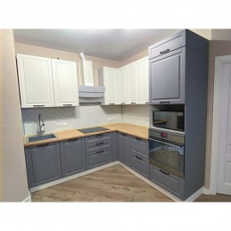 Кухня "Гарда" Белый/Серый...