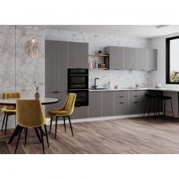 Кухня "Мелисса" Графит скин №7