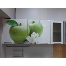 Кухня "Яблоко" МДФ 1,8 м